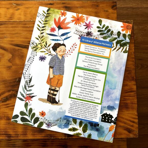 PJ Library Itzhak (Perlman) A Boy Who Loved The Violin Jewish Paperback Book - Picture 8 of 9